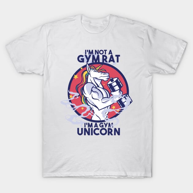 Gym Unicorn weightlifter T-Shirt by 2P-Design